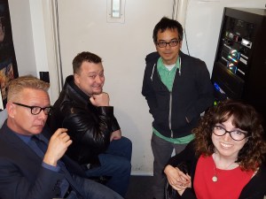 The Corner Laughers in the Twirl studios, 3/12/2016.