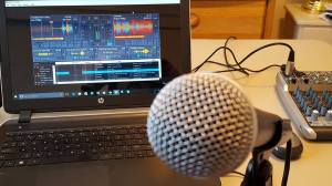 Christmas Eve Day Morning show broadcast rig.