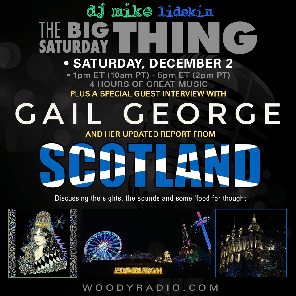 Woody Radio DJ Mike Show #441 12/2/2023: Conversation with Gail George, from&nbsp;Scotland!